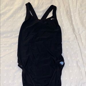 Black NIKE one-piece bathing suit